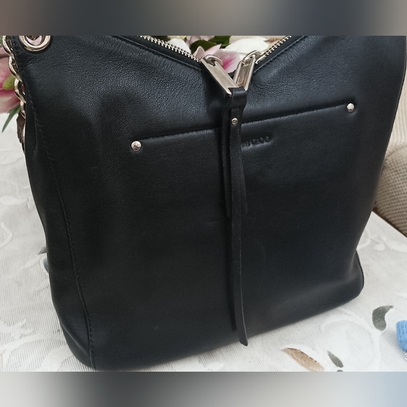 Authentic Jimmy Choo Raven Bag Black Nappa Leather - Picture 4 of 15